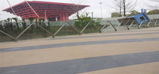 上海彩瑄建材科技有限公司 海绵城市生态绿道 彩色路面铺装综合解决方案